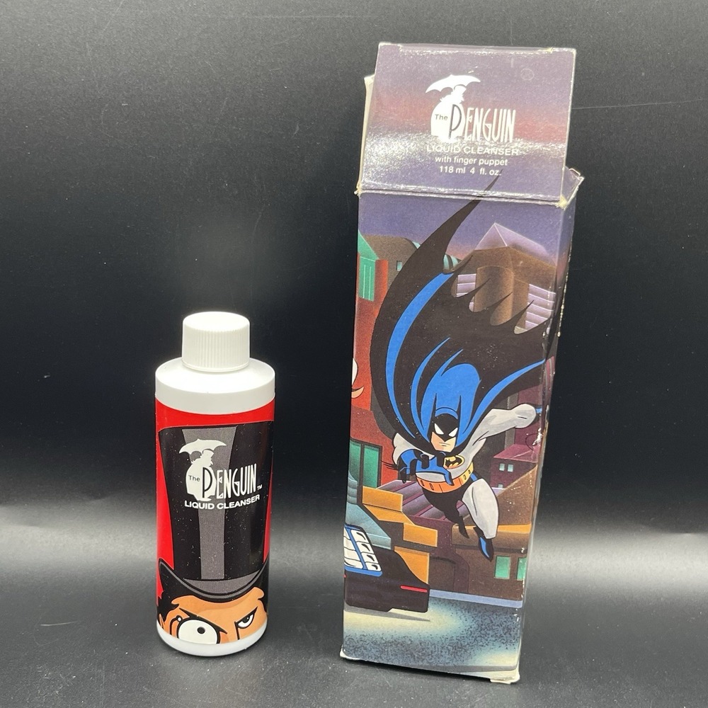 Avon Liquid Cleanser Batman Franchise w/ Box The Penguin